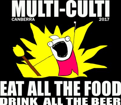 Multi-Culti Canberra 2017 Eat food-beer